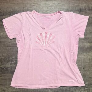 Life Is Good Pink Women's Top